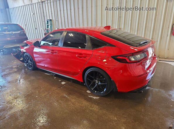 19XFL2H8XNE011707 2022 HONDA CIVIC Red უკანა მარცხენა