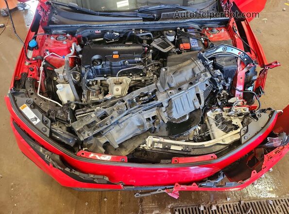 19XFL2H8XNE011707 2022 HONDA CIVIC Red უკანა სალონის ხედი
