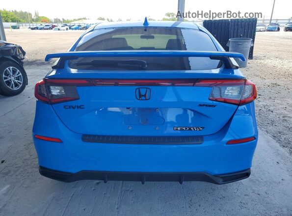 19XFL2H8XNE012887 2022 HONDA CIVIC Blue უკანა ხედი