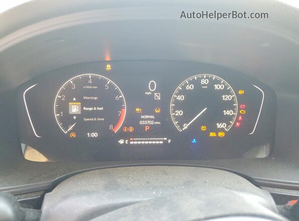 19XFL2H8XRE005198 2024 HONDA CIVIC Black ხელსაწყოთა პანელის ხედი