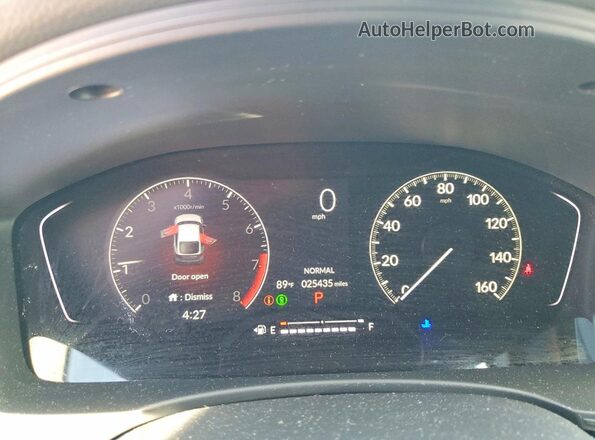 19XFL2H8XRE037567 2024 HONDA CIVIC Blue Вид щитка приладів