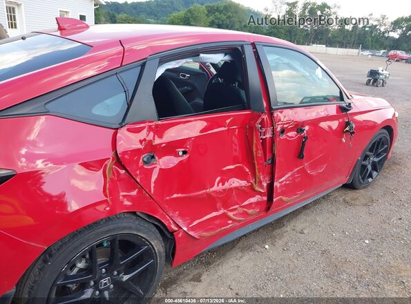 19XFL2H8XSE020581 2025 HONDA CIVIC Red Widok wnętrza z tyłu
