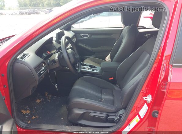 19XFL2H8XSE020581 2025 HONDA CIVIC Red Widok wnętrza z przodu
