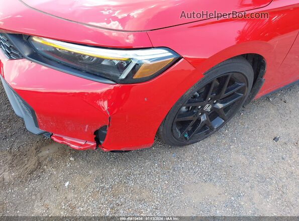 19XFL2H8XSE020581 2025 HONDA CIVIC Red Widok wnętrza 360 stopni