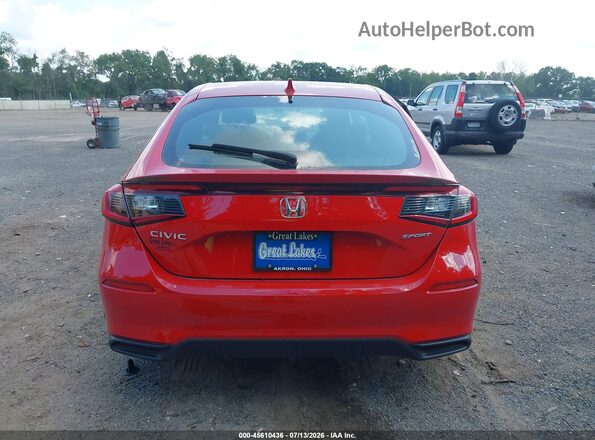 19XFL2H8XSE020581 2025 HONDA CIVIC Red 
