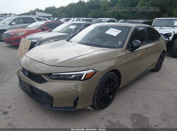 19XFL4H85SE006731 2025 HONDA CIVIC Beige Передня ліва чверть