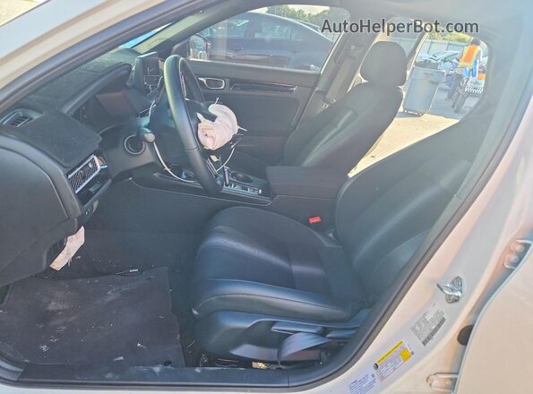 19XFL4H85SE008026 2025 HONDA CIVIC White Widok wnętrza z przodu