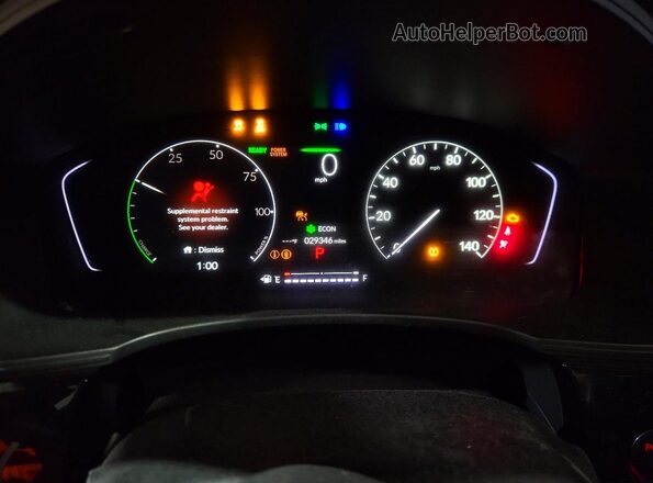 19XFL4H86SE016071 2025 HONDA CIVIC Gray Instrument cluster view