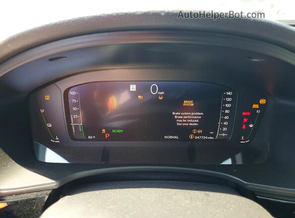19XFL4H92SE015458 2025 HONDA CIVIC Tan Widok zestawu wskaźników