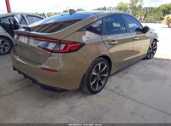 19XFL4H93SE002122 2025 HONDA CIVIC Коричневый Задняя правая четверть