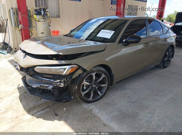 19XFL4H93SE002122 2025 HONDA CIVIC Коричневый Передняя левая четверть