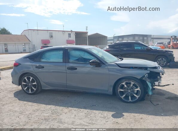 19XFL4H95SE000520 2025 HONDA CIVIC Gray Widok wnętrza 360 stopni