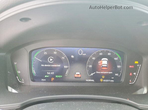 19XFL4H98SE009700 2025 HONDA CIVIC Белый Вид щитка приборов