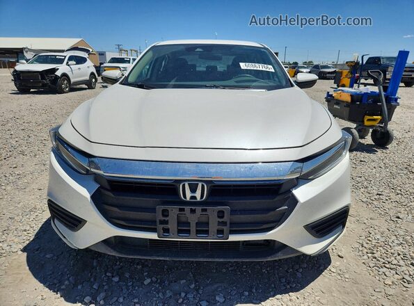 19XZE4F50KE001596 2019 HONDA INSIGHT White Դիմացի տեսք