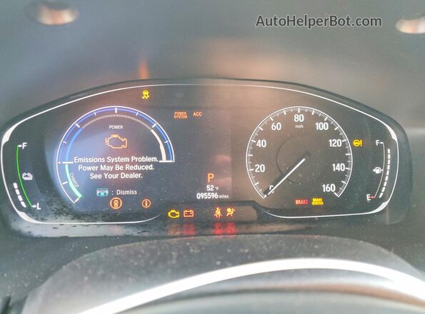 19XZE4F50ME000211 2021 HONDA INSIGHT White Вид щитка приладів