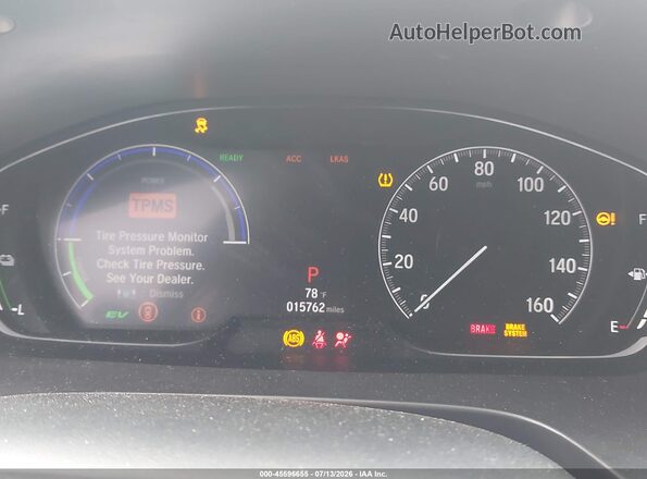 19XZE4F50NE009444 2022 HONDA INSIGHT White Вид задніх сидінь