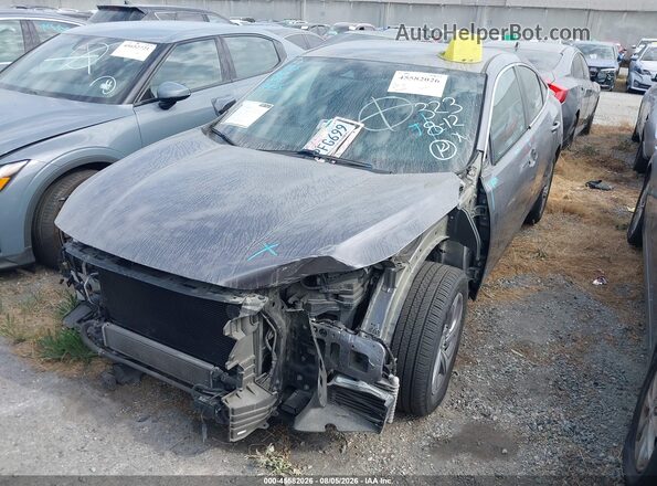 19XZE4F51LE006095 2020 HONDA INSIGHT Gray Передня ліва чверть