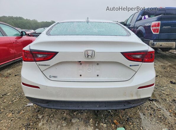 19XZE4F51LE006453 2020 HONDA INSIGHT White Widok z tyłu