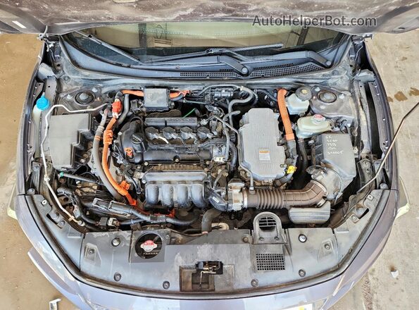 19XZE4F51ME010777 2021 HONDA INSIGHT Gray Rear interior view