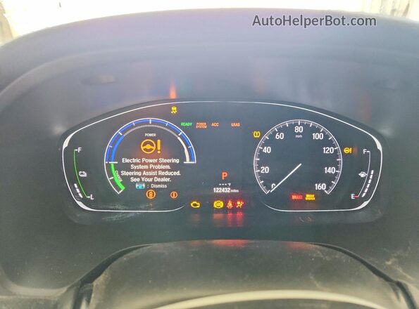 19XZE4F51ME010777 2021 HONDA INSIGHT Gray Instrument cluster view