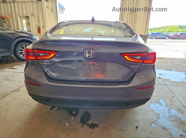 19XZE4F51ME010777 2021 HONDA INSIGHT Gray Rear view