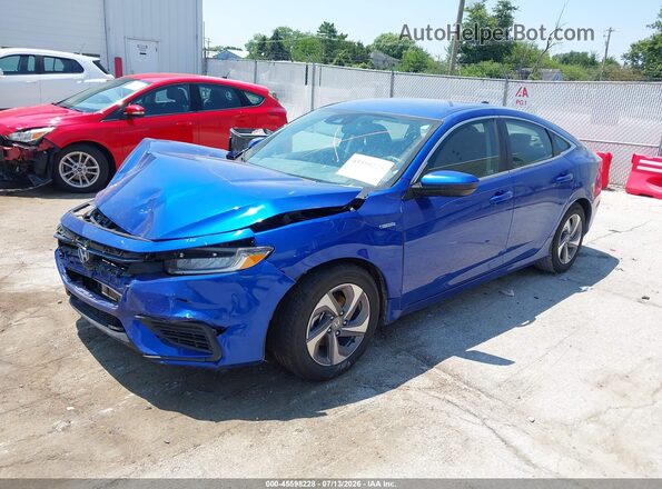 19XZE4F52LE002024 2020 HONDA INSIGHT Синий Передняя левая четверть