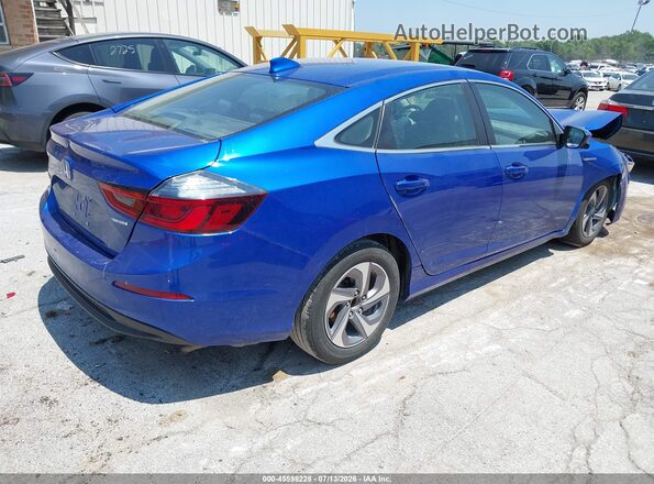 19XZE4F52LE002024 2020 HONDA INSIGHT Синий Задняя правая четверть