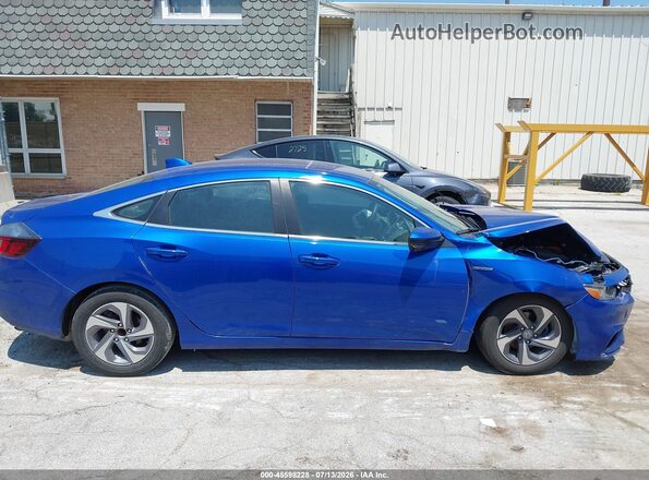 19XZE4F52LE002024 2020 HONDA INSIGHT Синий Вид задней части салона