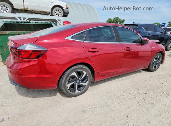 19XZE4F52ME005409 2021 HONDA INSIGHT Red უკანა მარჯვენა