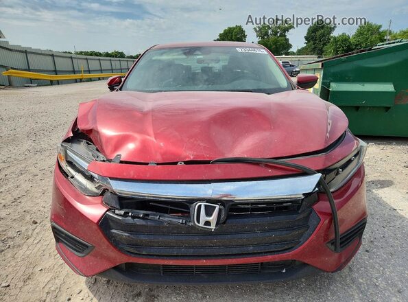 19XZE4F52ME005409 2021 HONDA INSIGHT Red წინა ხედი