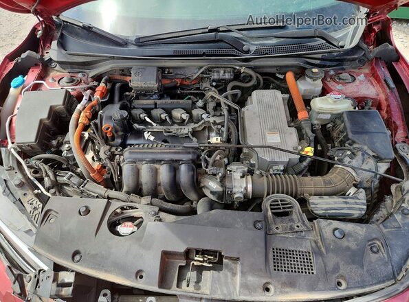 19XZE4F52ME005409 2021 HONDA INSIGHT Red უკანა სალონის ხედი