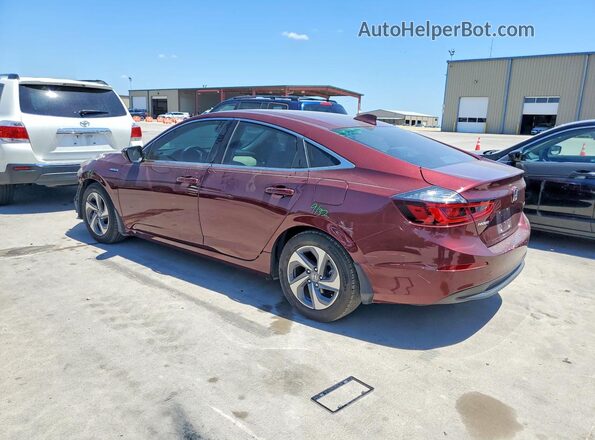 19XZE4F53LE008253 2020 HONDA INSIGHT Maroon Задня ліва чверть