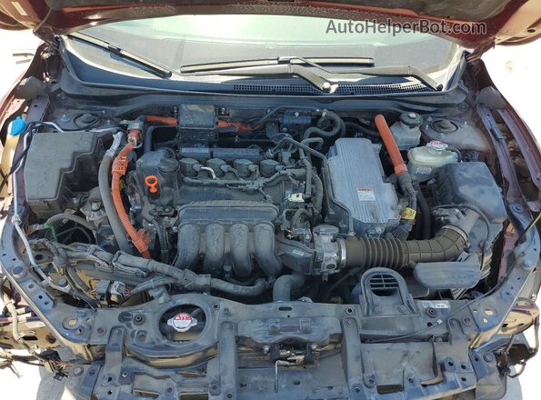 19XZE4F53LE008253 2020 HONDA INSIGHT Maroon Вид задньої частини салону