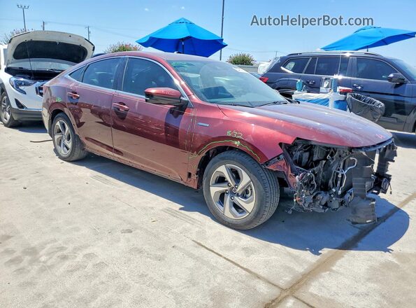 19XZE4F53LE008253 2020 HONDA INSIGHT Maroon Передня права чверть