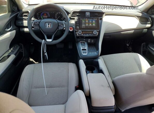 19XZE4F53LE008253 2020 HONDA INSIGHT Maroon Вид панелі приладів