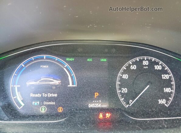 19XZE4F53LE008253 2020 HONDA INSIGHT Maroon Вид щитка приладів