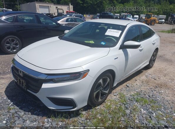 19XZE4F53NE004416 2022 HONDA INSIGHT White Przód lewy