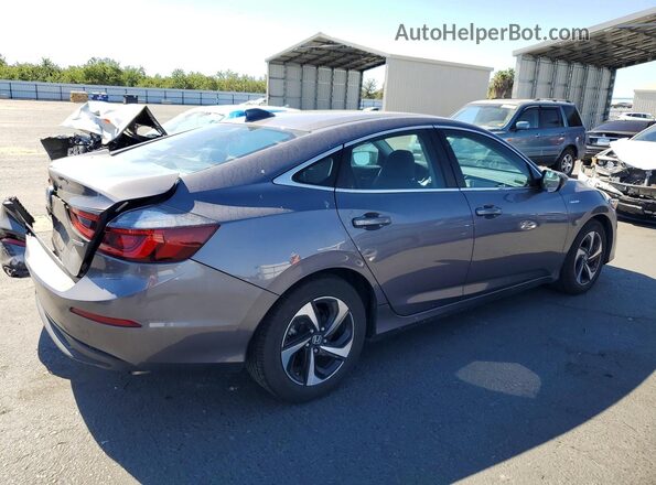 19XZE4F53NE007512 2022 HONDA INSIGHT Charcoal უკანა მარჯვენა