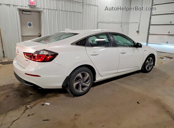 19XZE4F54KE012455 2019 HONDA INSIGHT White Tył prawy