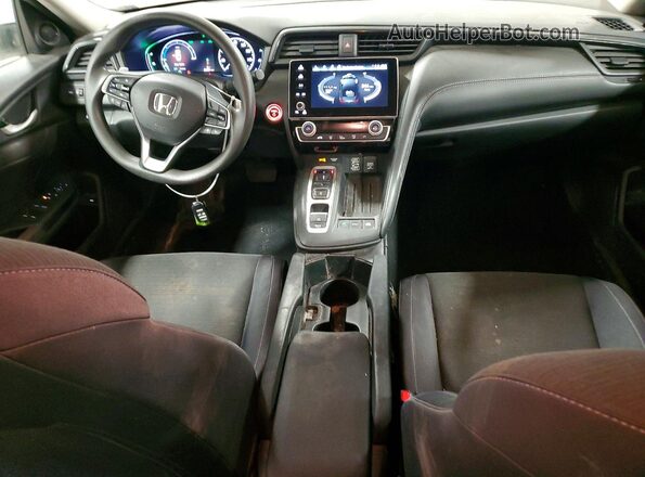 19XZE4F54KE012455 2019 HONDA INSIGHT White Widok deski rozdzielczej