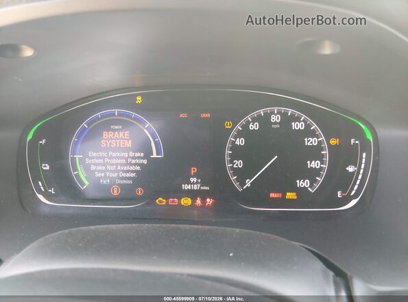 19XZE4F54KE034441 2019 HONDA INSIGHT Серебряный Вид задних сидений