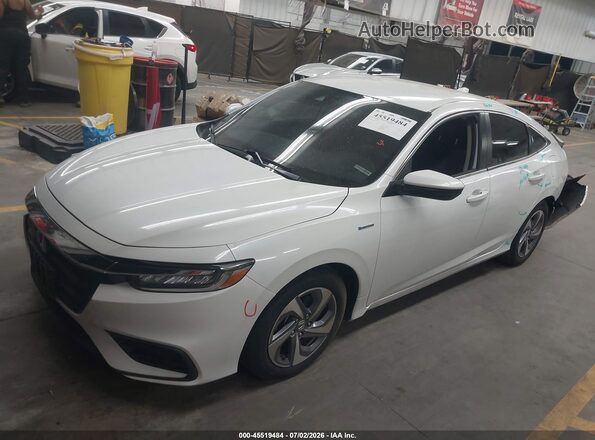 19XZE4F54LE013929 2020 HONDA INSIGHT Белый Передняя левая четверть