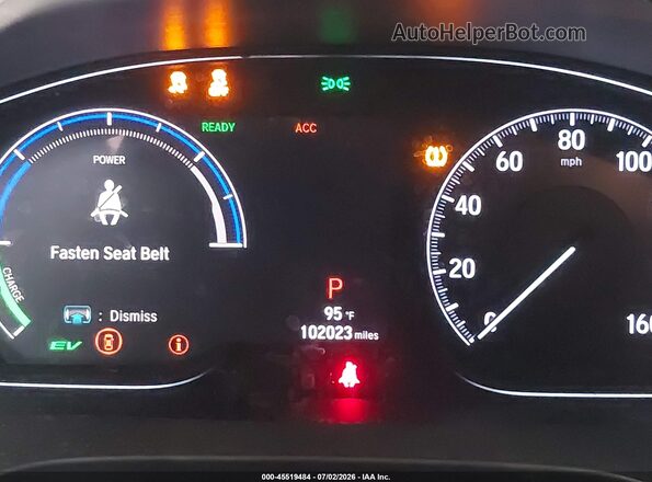 19XZE4F54LE013929 2020 HONDA INSIGHT Белый Вид задних сидений