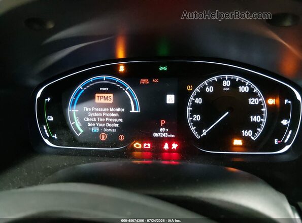 19XZE4F55ME003962 2021 HONDA INSIGHT Белый Вид задних сидений
