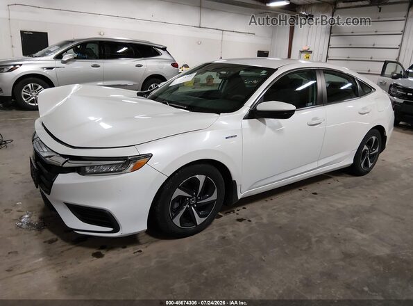 19XZE4F55ME003962 2021 HONDA INSIGHT Белый Передняя левая четверть