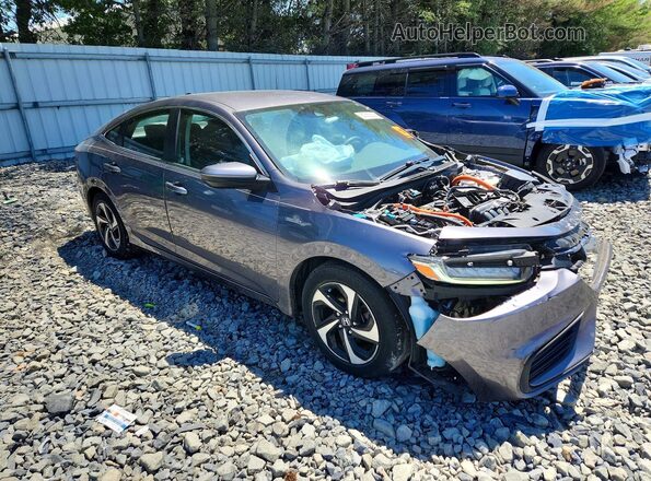 19XZE4F55ME005209 2021 HONDA INSIGHT Gray Front right