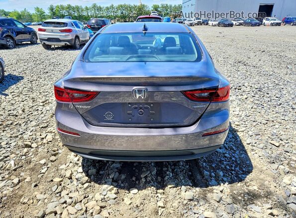 19XZE4F55ME005209 2021 HONDA INSIGHT Gray Rear view