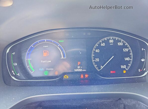 19XZE4F56LE006013 2020 HONDA INSIGHT Silver Widok zestawu wskaźników