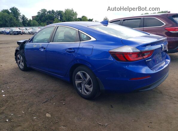 19XZE4F56LE009848 2020 HONDA INSIGHT Blue Հետևի ձախ