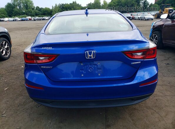 19XZE4F56LE009848 2020 HONDA INSIGHT Blue Հետևի տեսք